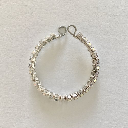 Kristal Wick's Sparkling Cup Chain Earrings - , Contemporary Wire Jewelry, Lashing, Wire Lashing, Loops, Wire Loop, Wrapped Wire Loop, sparkling cup chain earrings